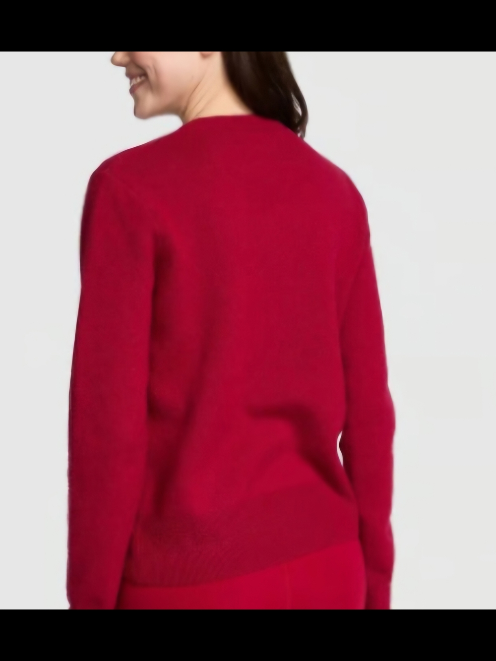 PINK Victoria's Secret Red 'So Hot!' Graphic Crewneck Sweater LARGE NWT - Picture 4 of 5